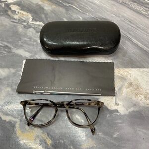 Rare Authentic Salt TIFFANY BSQH 48mm Bisque Havana Frames Glasses Japan